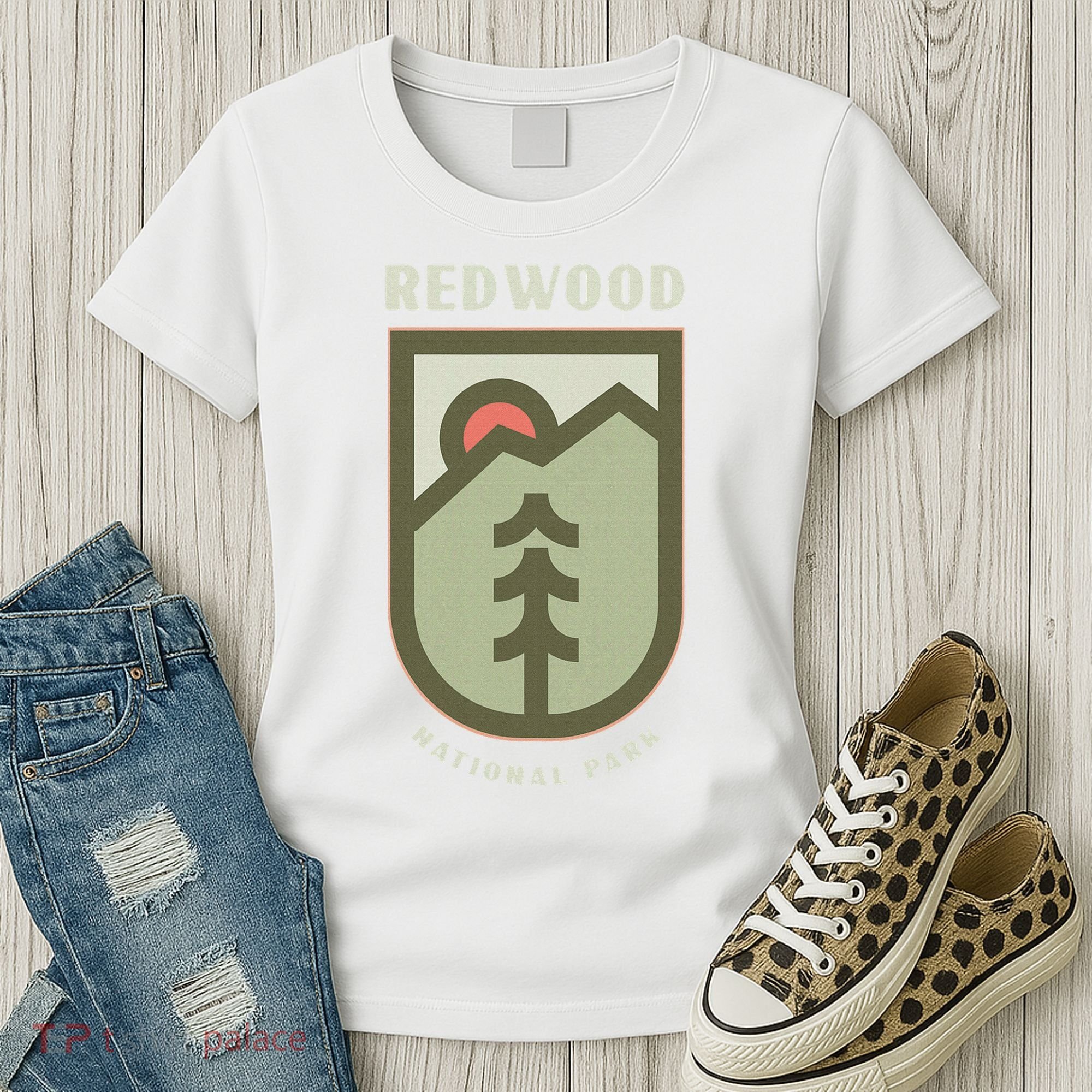 Family Vacation Gift Redwood National Park Women's T-Shirt