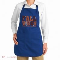 Fall Vibes Groovy Thankful Grateful Blessed Pumpkin Spice Cool Gift Apron thumb 2