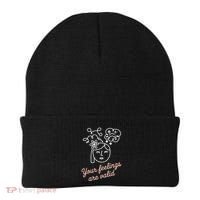 Feelings Valid Health Inspirational Quote Beanie thumb 0