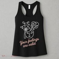 Feelings Valid Health Inspirational Quote Women's Tank Top thumb 3