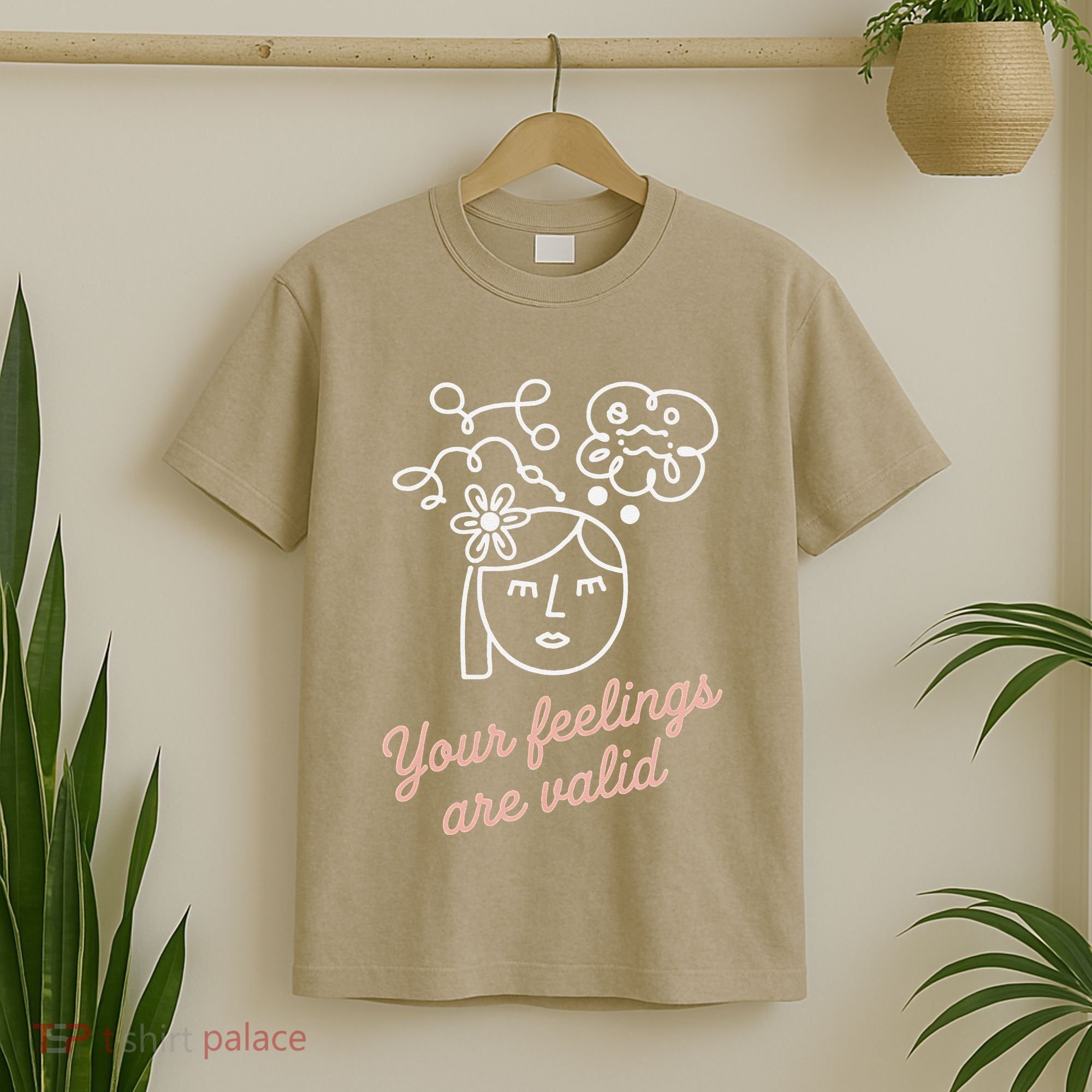 Feelings Valid Health Inspirational Quote T-Shirt