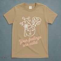Feelings Valid Health Inspirational Quote T-Shirt thumb 5