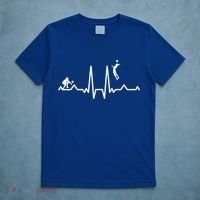 Funny Volleyball Heartbeat Volleyball Gift T-Shirt thumb 5