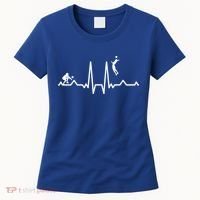 Funny Volleyball Heartbeat Volleyball Gift Women's T-Shirt thumb 0
