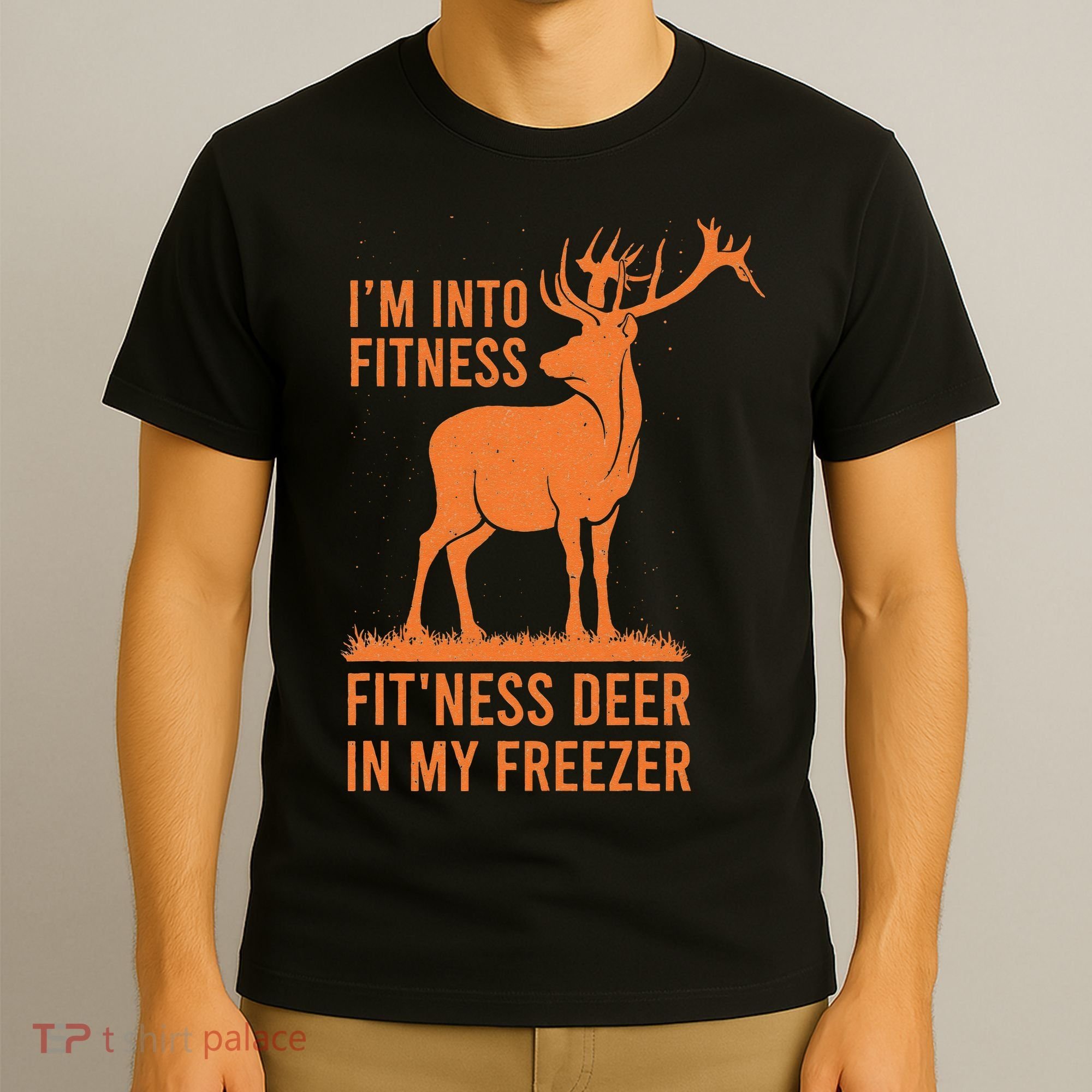 Funny Vintage Hunter Im Into Fitness Deer Hunting Season T-Shirt