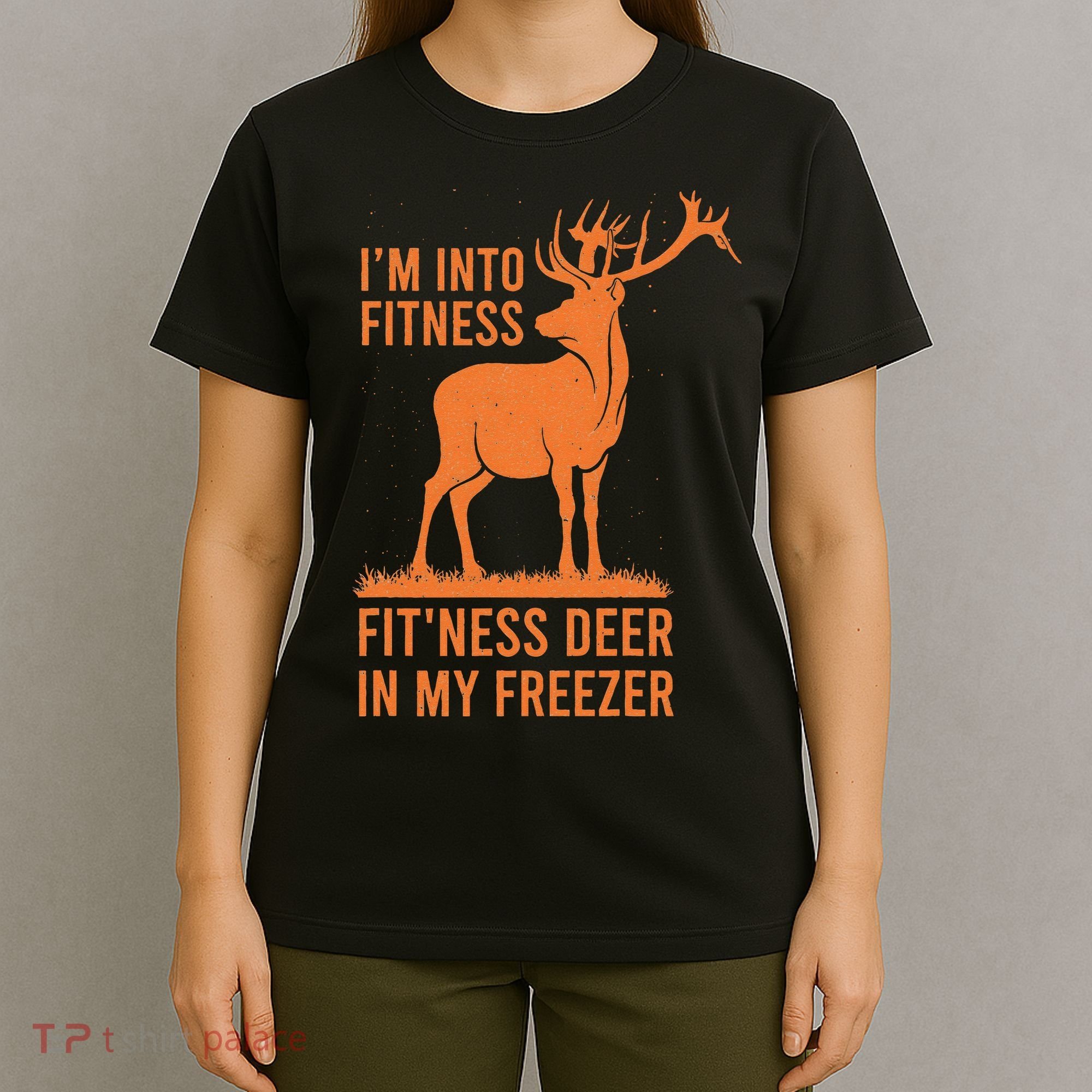 Funny Vintage Hunter Im Into Fitness Deer Hunting Season T-Shirt