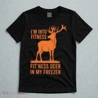 Funny Vintage Hunter Im Into Fitness Deer Hunting Season T-Shirt thumb 5