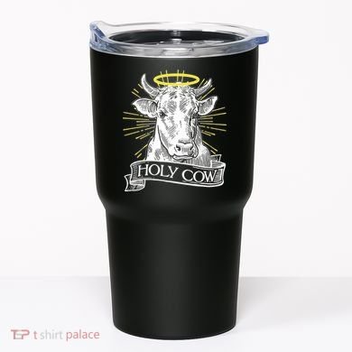 Funny Vintage Holy Cow Tumbler