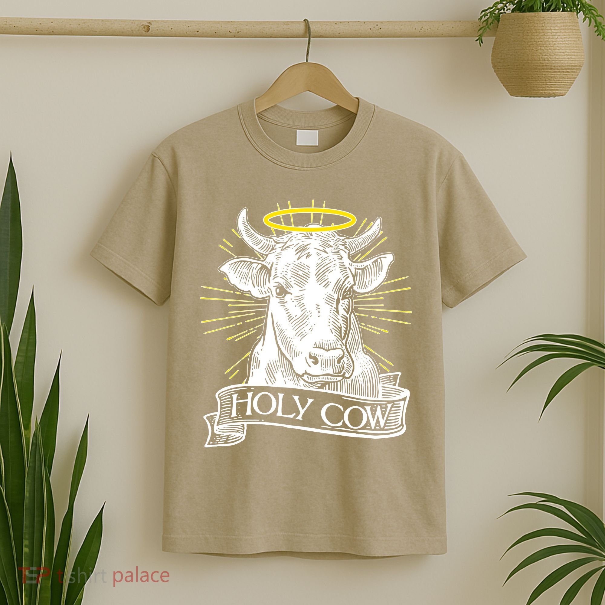 Funny Vintage Holy Cow T-Shirt