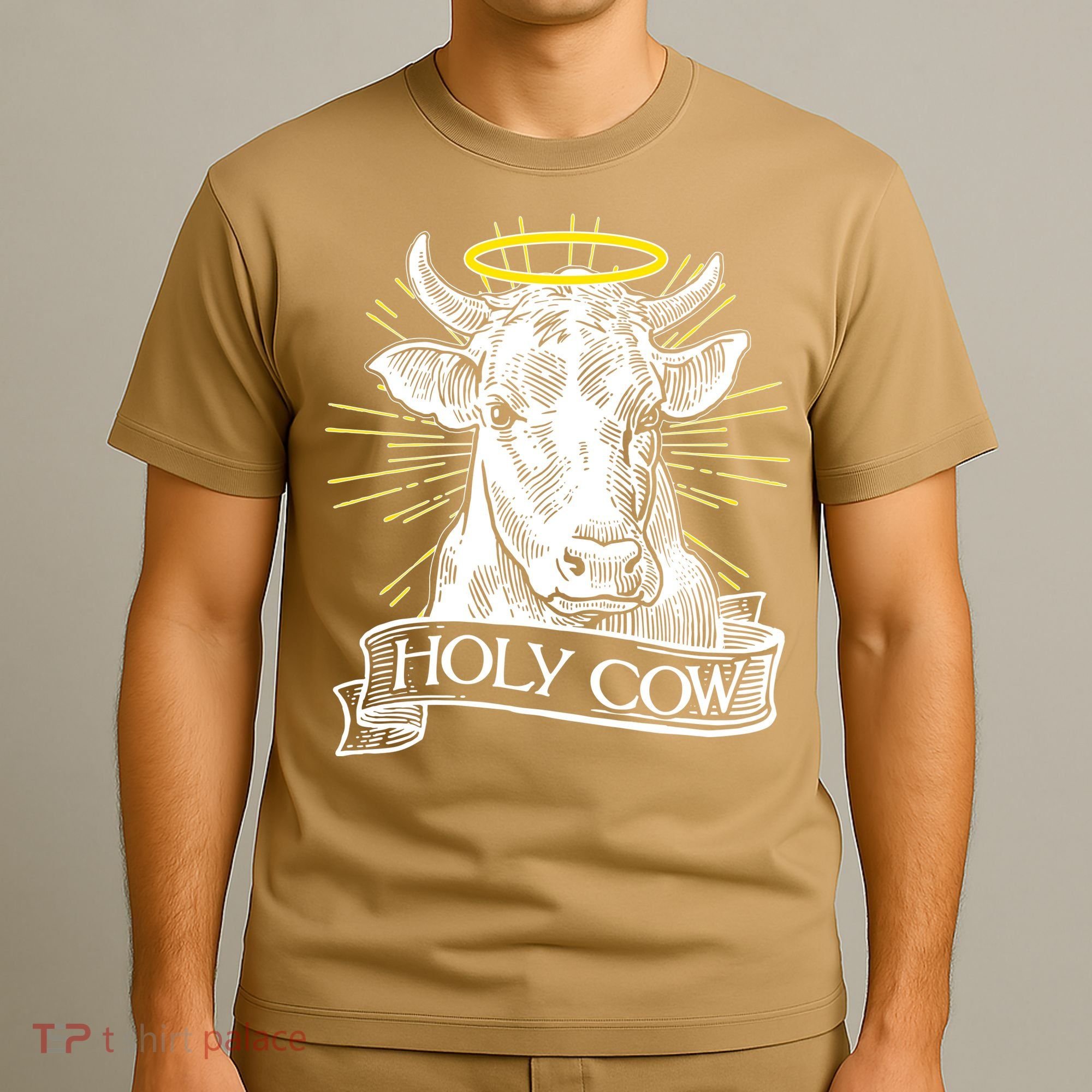 Funny Vintage Holy Cow T-Shirt