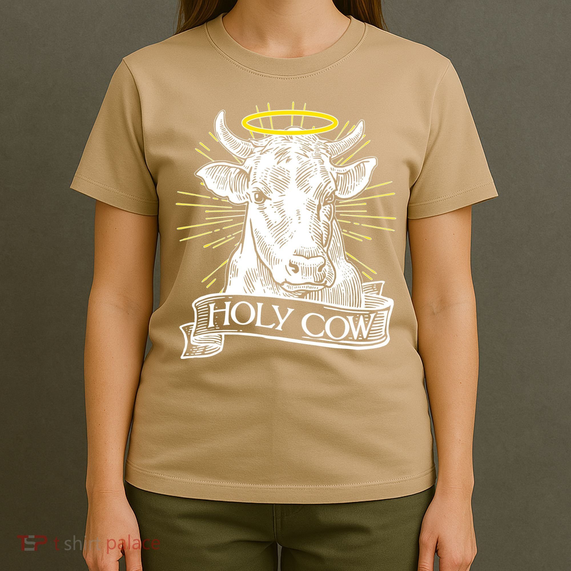 Funny Vintage Holy Cow T-Shirt