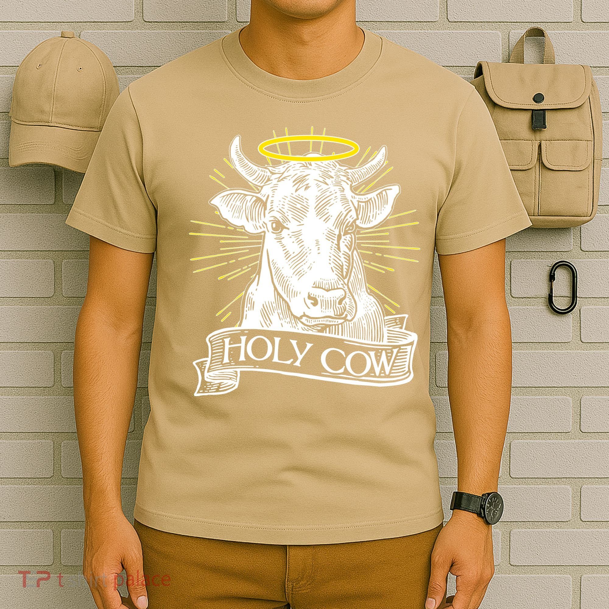 Funny Vintage Holy Cow T-Shirt