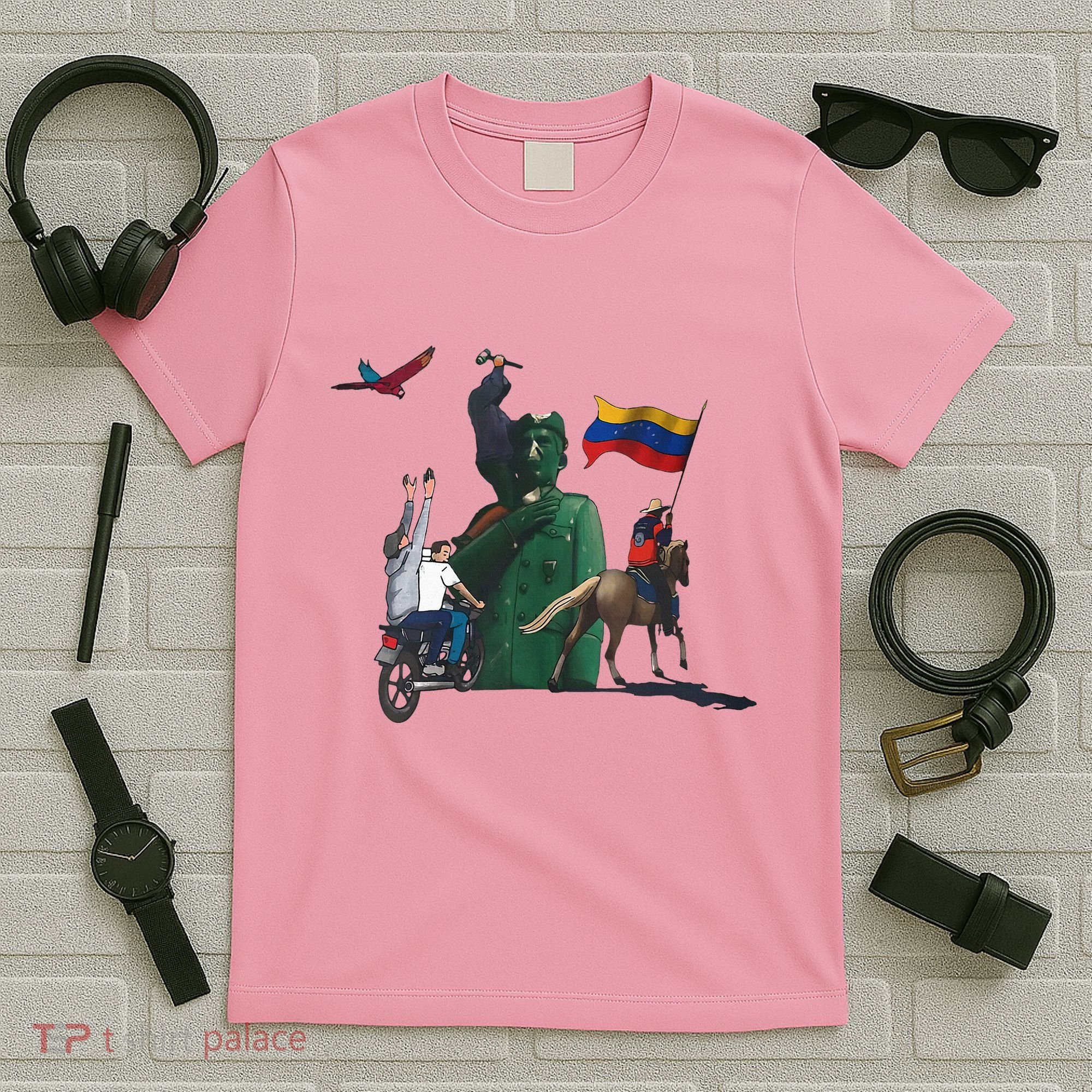 Free Venezuela Hasta El Final Abajo Cadenas T-Shirt