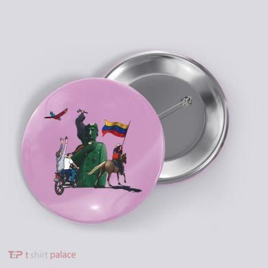 Free Venezuela Hasta El Final Abajo Cadenas Button