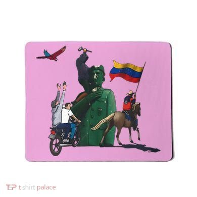 Free Venezuela Hasta El Final Abajo Cadenas Mousepad