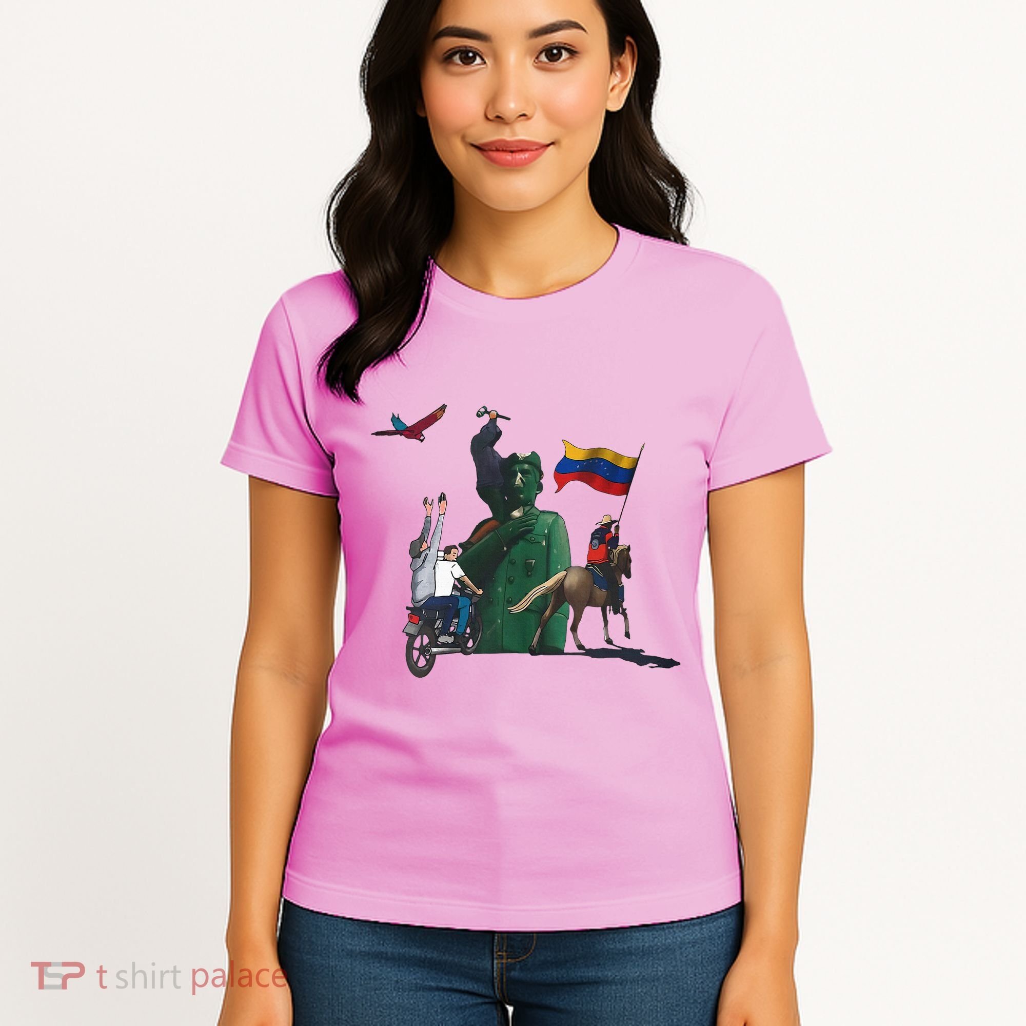 Free Venezuela Hasta El Final Abajo Cadenas Women's T-Shirt