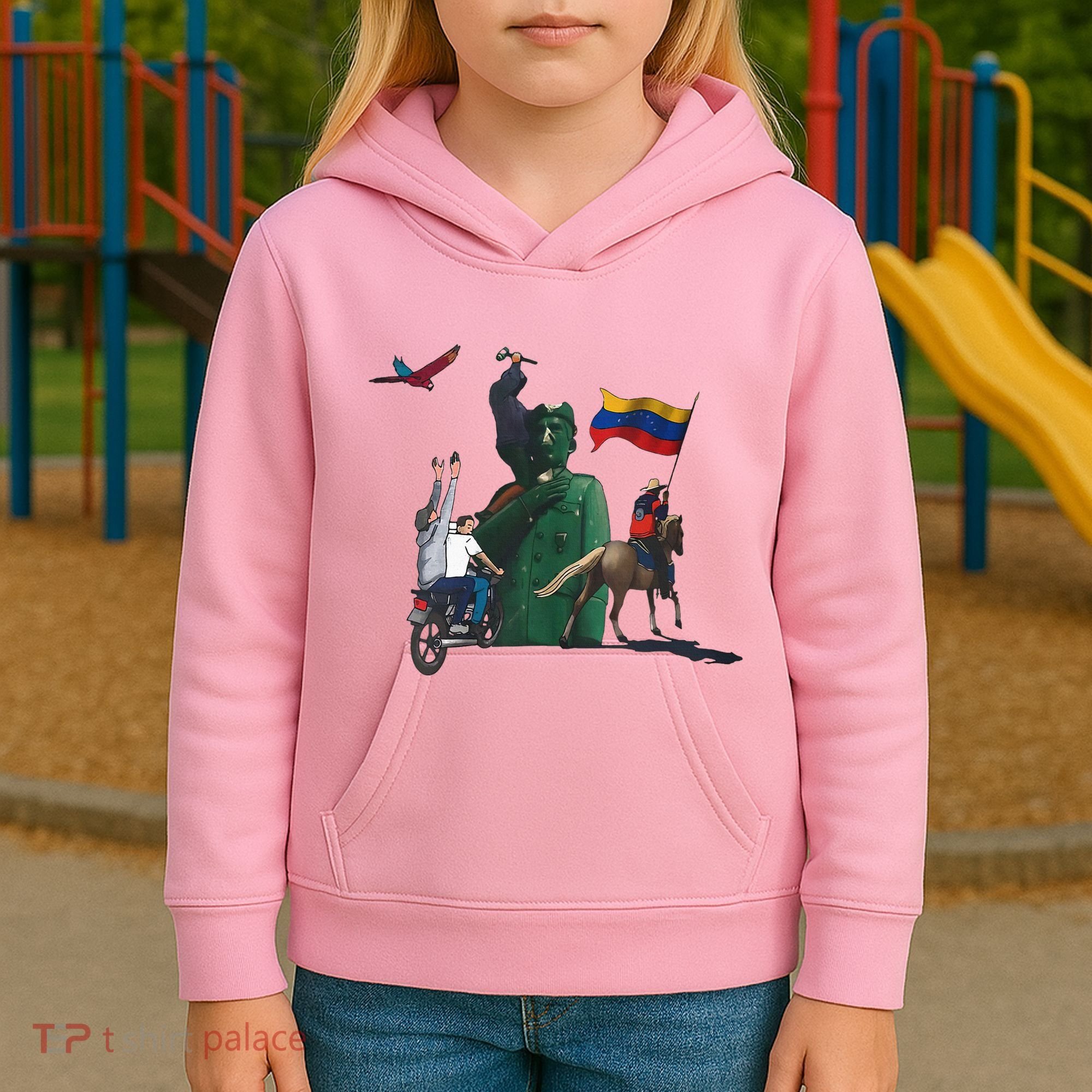Free Venezuela Hasta El Final Abajo Cadenas Kids Hoodie