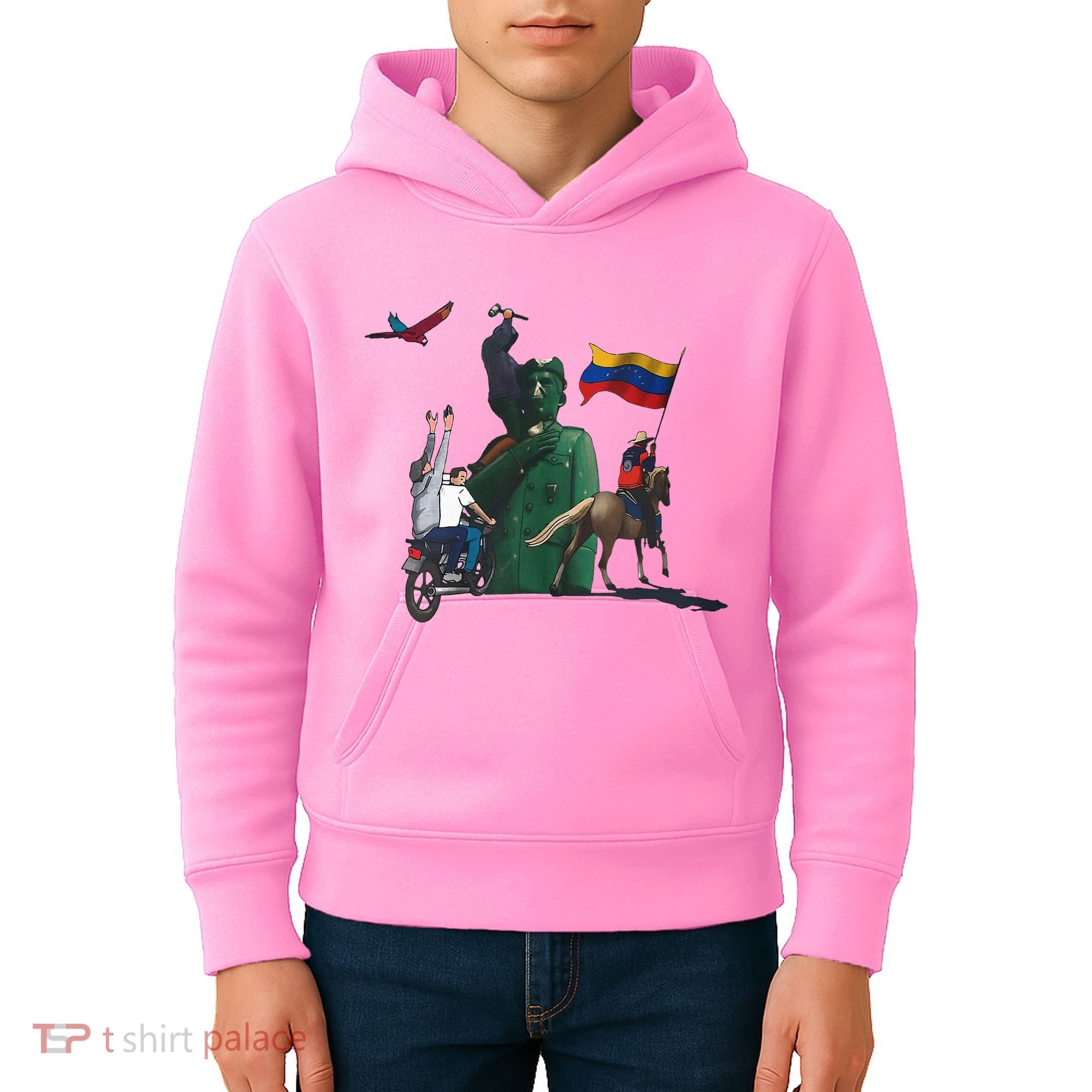 Free Venezuela Hasta El Final Abajo Cadenas Kids Hoodie