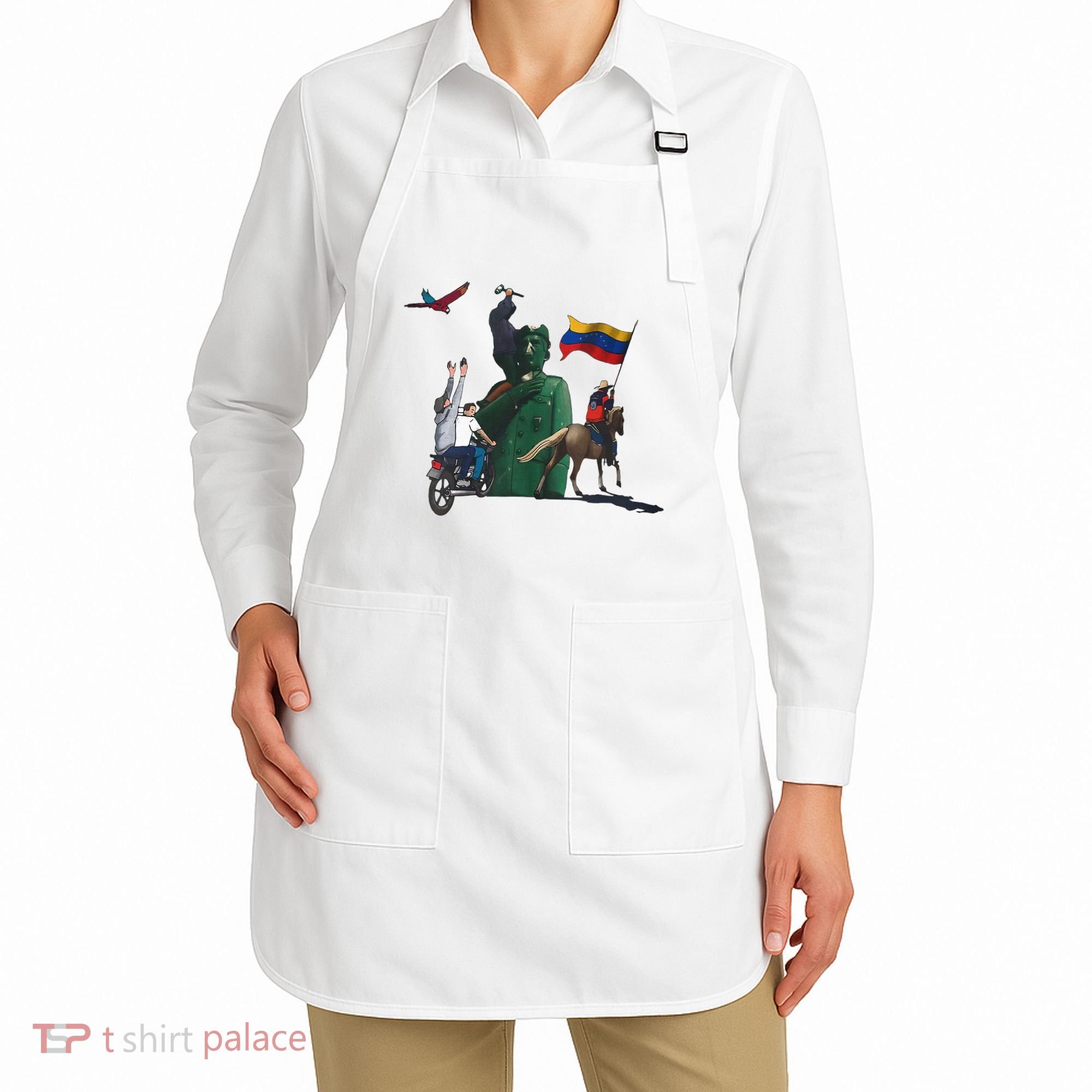 Free Venezuela Hasta El Final Abajo Cadenas Apron