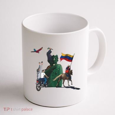 Free Venezuela Hasta El Final Abajo Cadenas Coffee Mug back