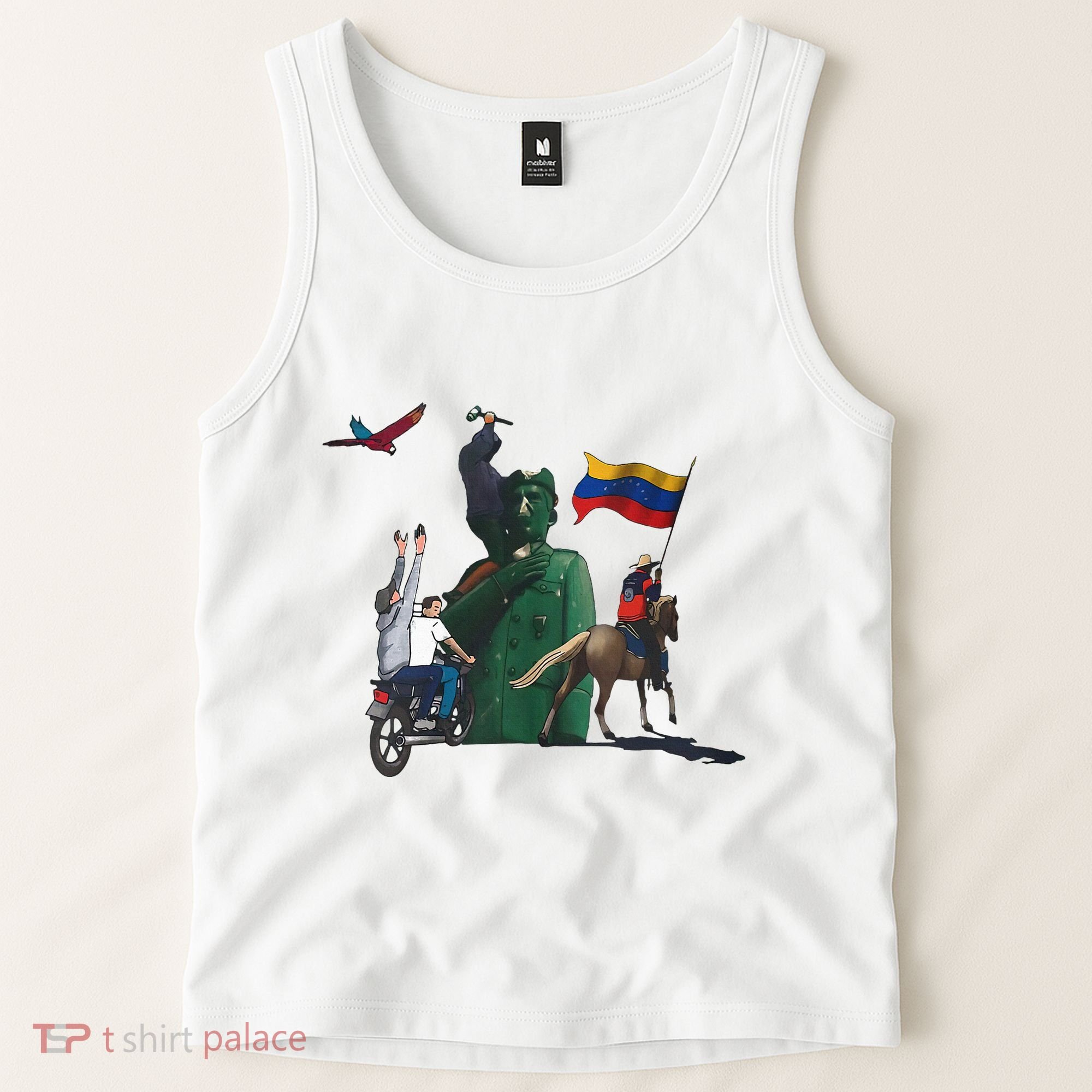 Free Venezuela Hasta El Final Abajo Cadenas Tank Top