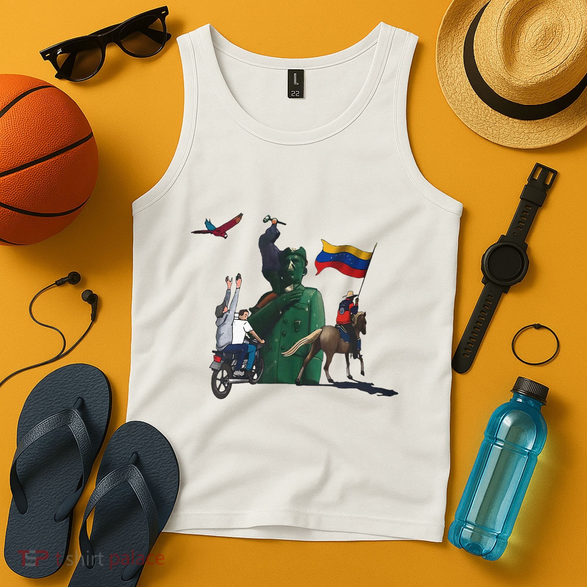 Free Venezuela Hasta El Final Abajo Cadenas Tank Top