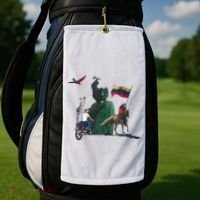 Free Venezuela Hasta El Final Abajo Cadenas Golf Towel thumb 2