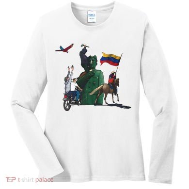 Free Venezuela Hasta El Final Abajo Cadenas Women's Long Sleeve Shirt