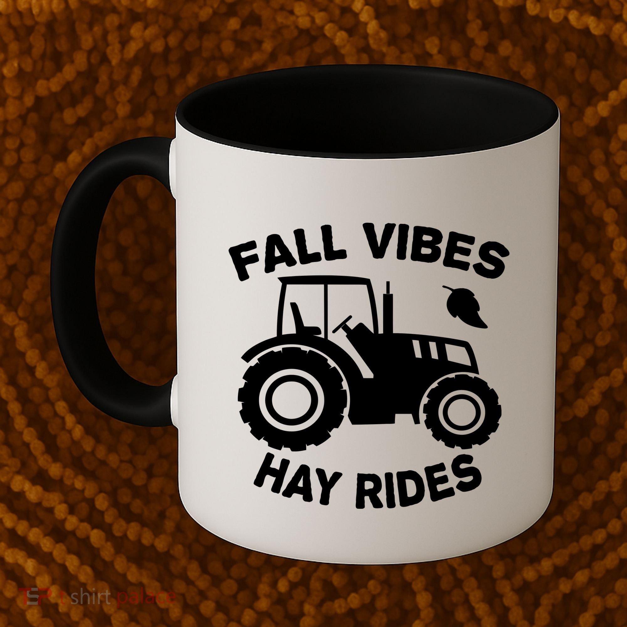 Fall Vibes Hay Rides Season Coffee Mug