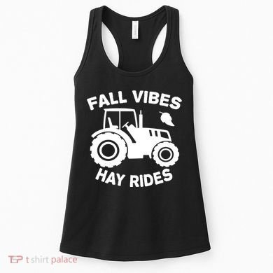 Fall Vibes Hay Rides Season Women's Tank Top
