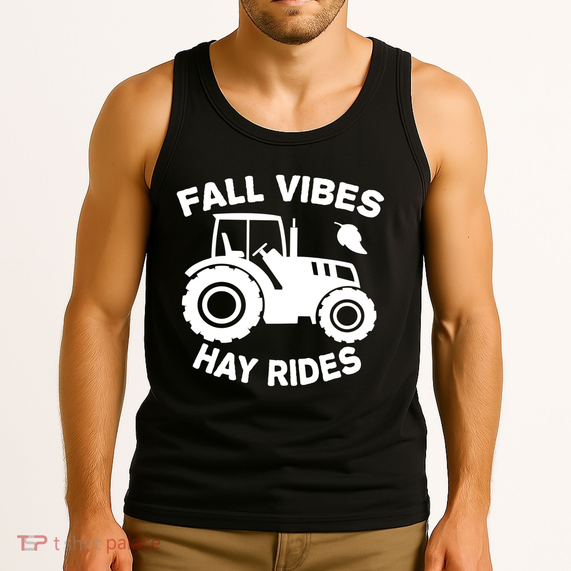 Fall Vibes Hay Rides Season Tank Top