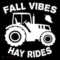 Fall Vibes Hay Rides Season Tank Top thumb 6
