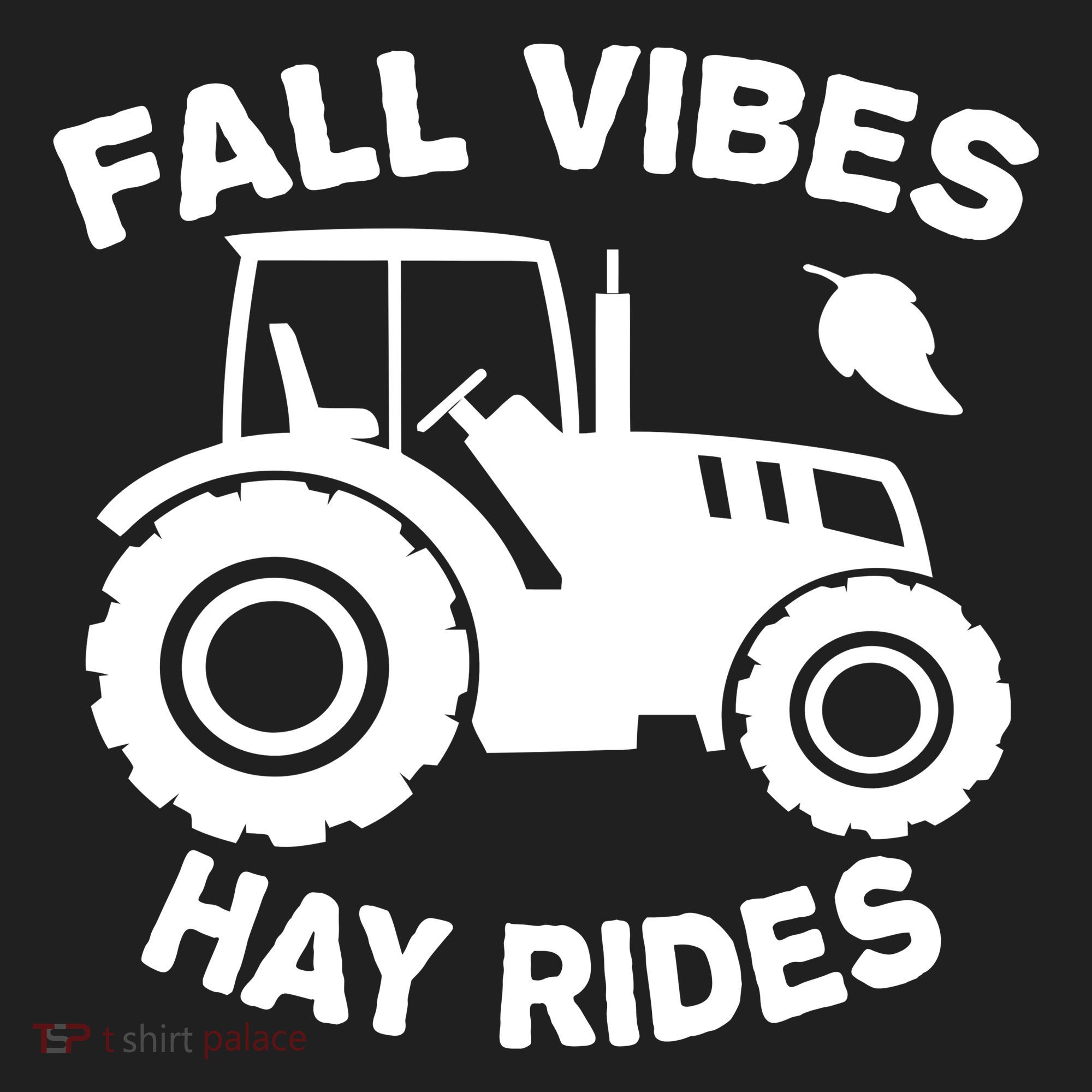 Fall Vibes Hay Rides Season Golf Towel