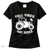 Fall Vibes Hay Rides Season Women's T-Shirt thumb 0