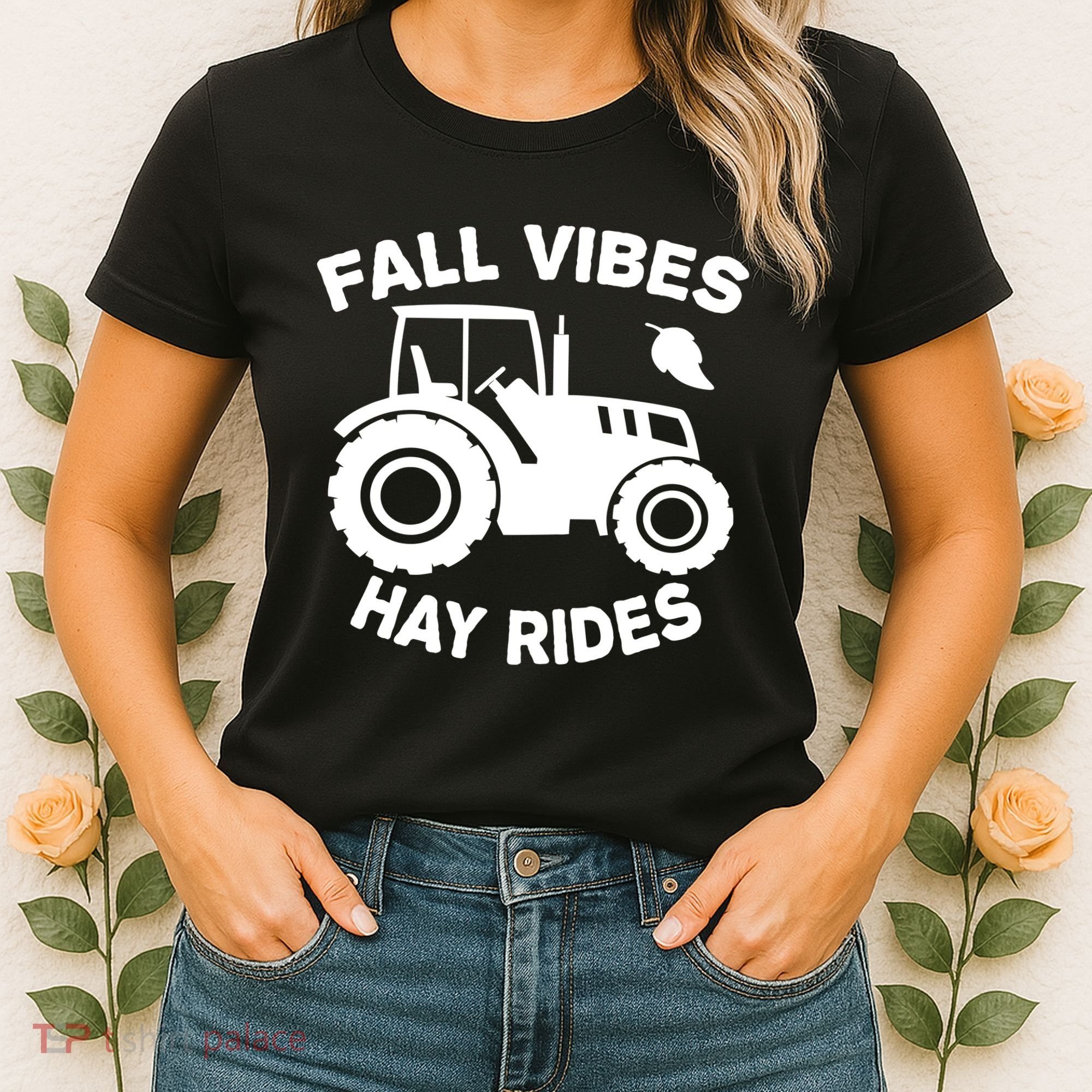 Fall Vibes Hay Rides Season Women's T-Shirt