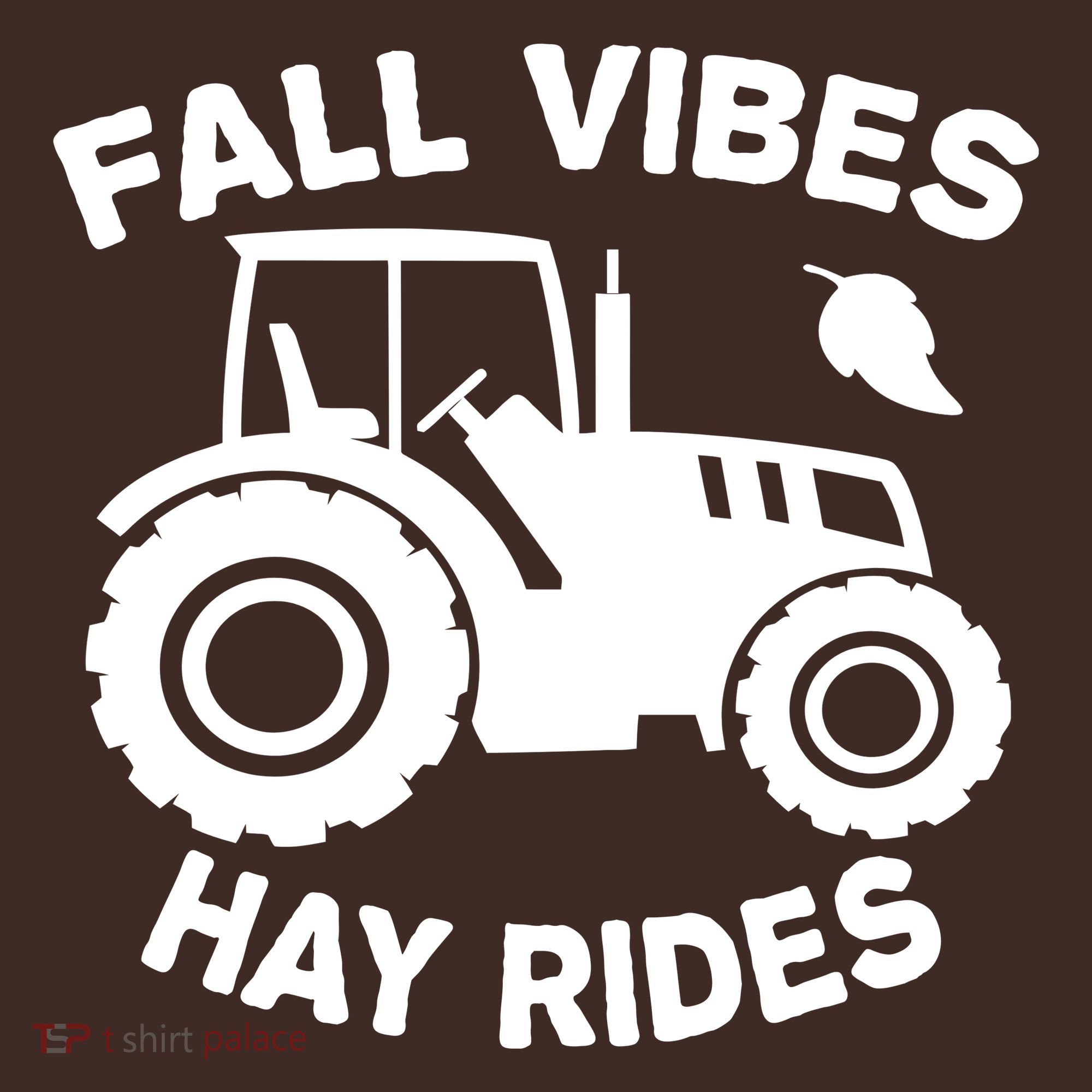 Fall Vibes Hay Rides Season Coaster