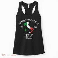 Family Vacation Italy 2026 Family Travel Squad  Women's Tank Top thumb 0