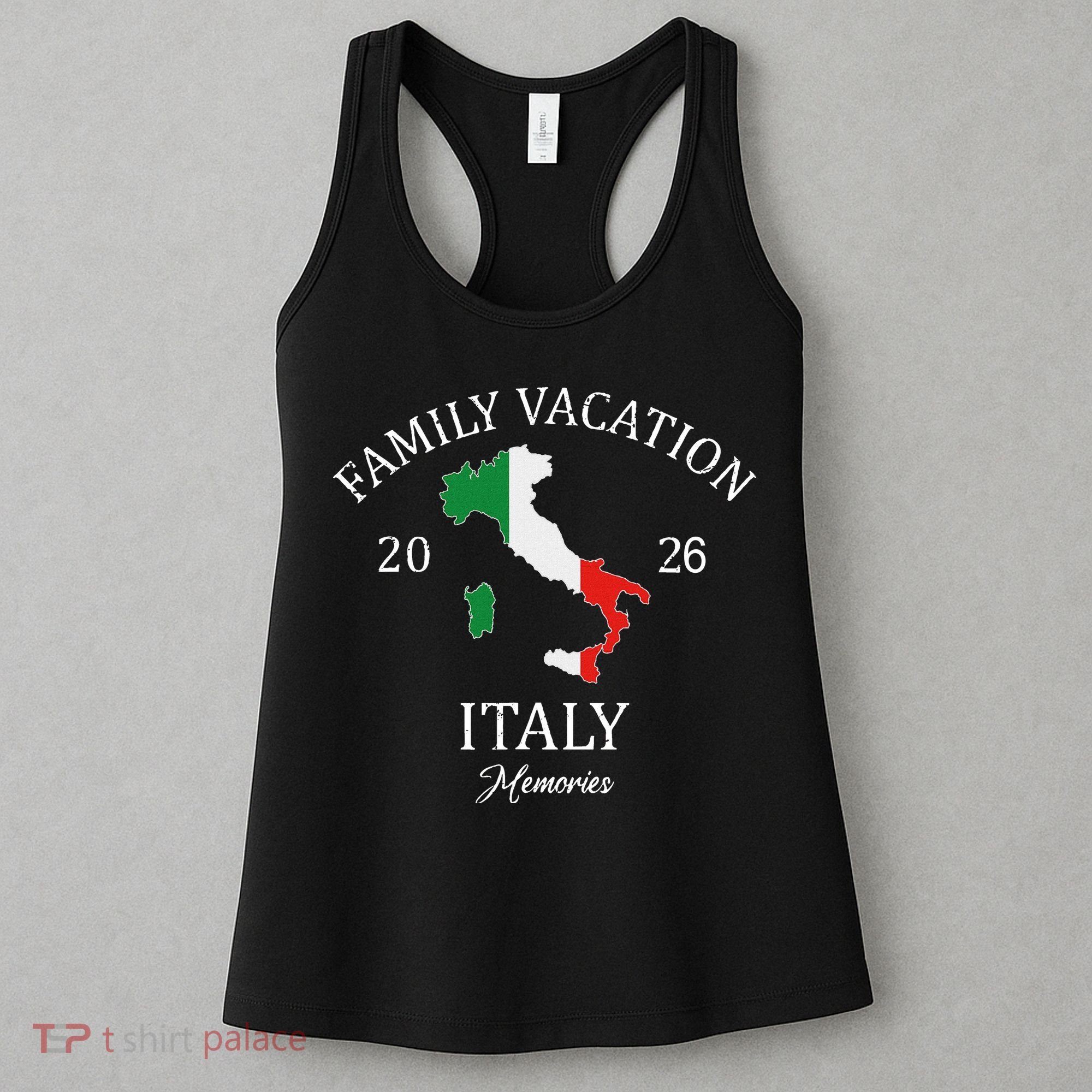 Family Vacation Italy 2026 Family Travel Squad  Women's Tank Top