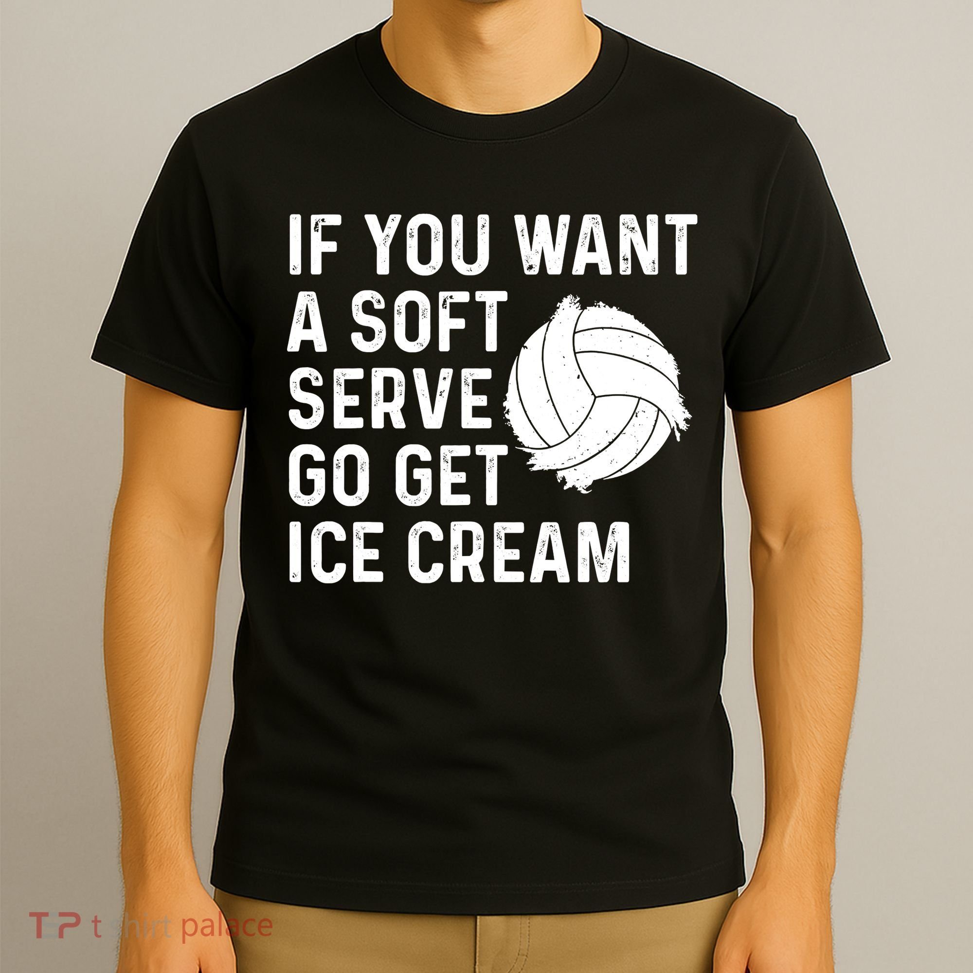 Funny Volleyball If You Want A Soft Serve Volleyball Women T-Shirt