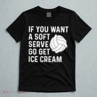 Funny Volleyball If You Want A Soft Serve Volleyball Women T-Shirt thumb 5