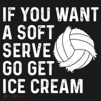 Funny Volleyball If You Want A Soft Serve Volleyball Women Women's Tank Top thumb 5