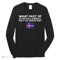 Funny Volcano Iceland Long Sleeve Shirt thumb 0