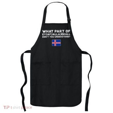Funny Volcano Iceland Apron