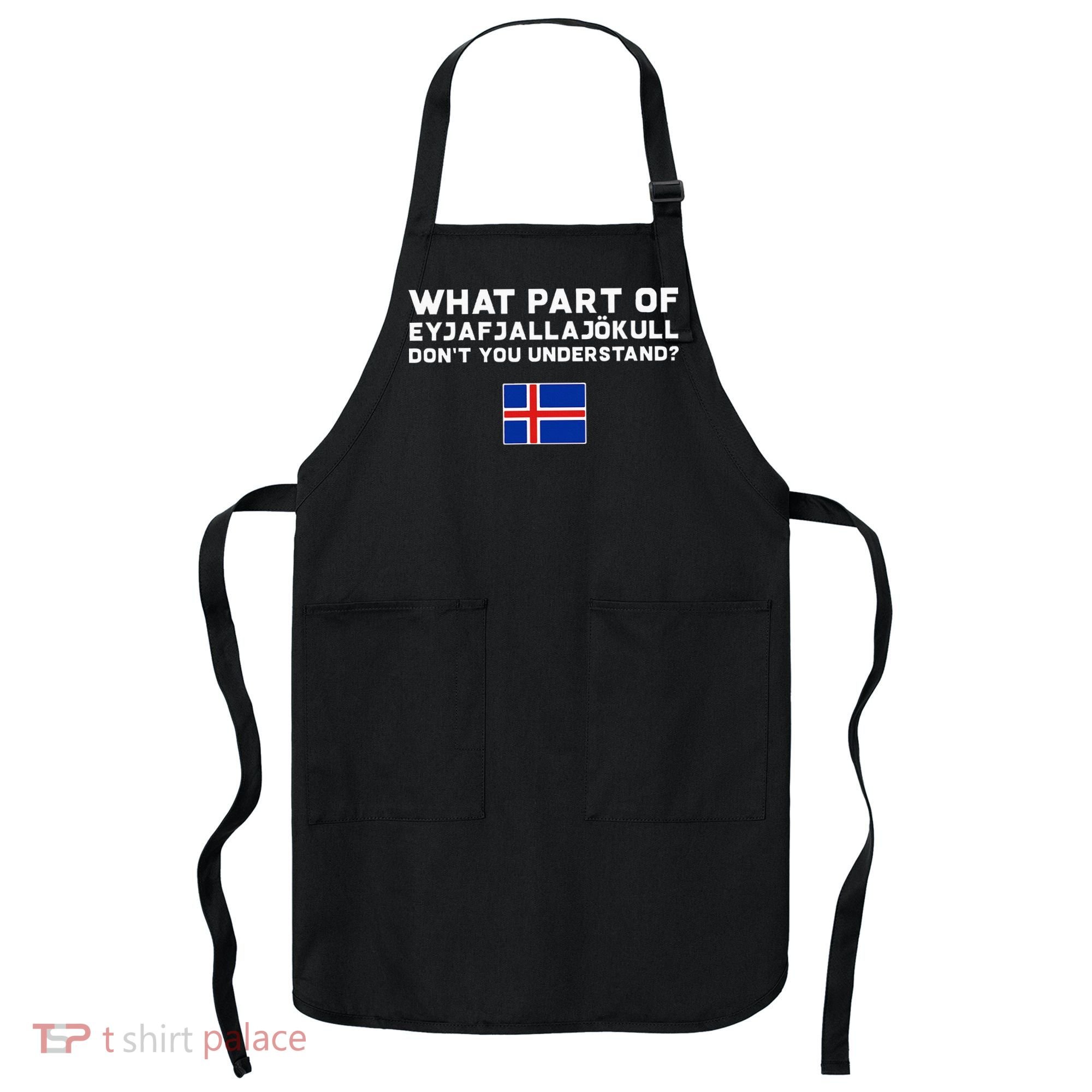 Funny Volcano Iceland Apron