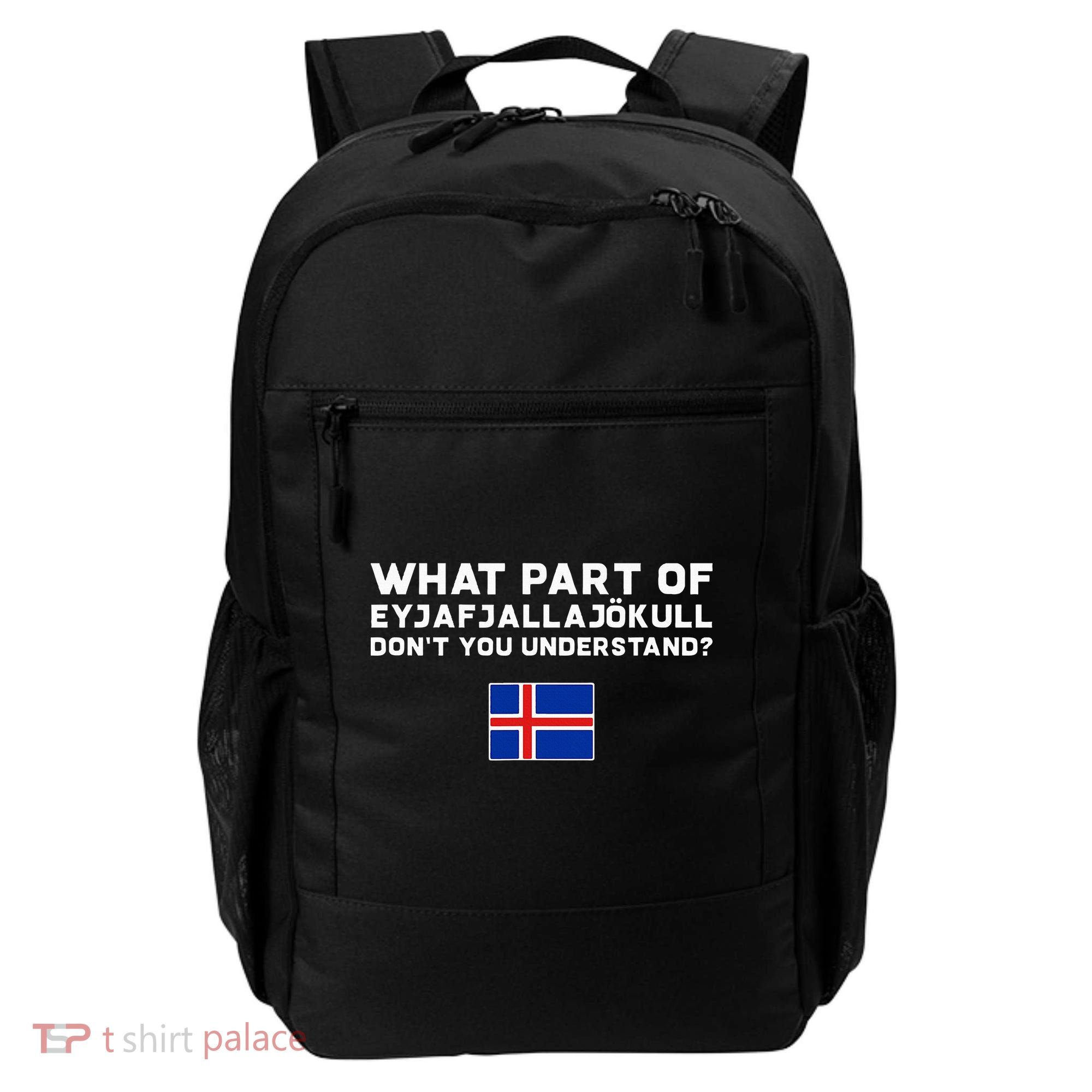 Funny Volcano Iceland Backpack