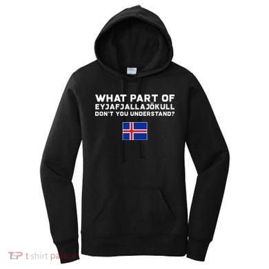 Funny Volcano Iceland Women's Hoodie
