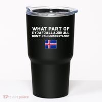 Funny Volcano Iceland Tumbler thumb 0