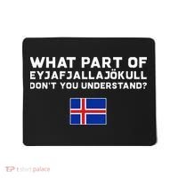 Funny Volcano Iceland Mousepad thumb 0