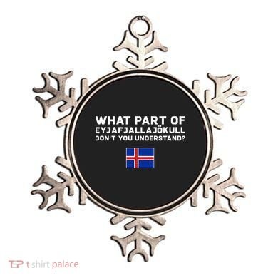 Funny Volcano Iceland Ornament