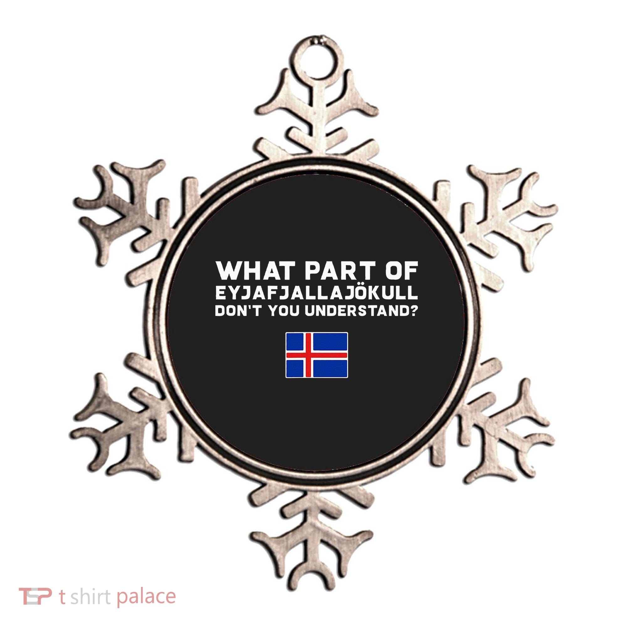 Funny Volcano Iceland Ornament